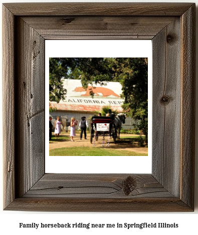 family horseback riding near me in Springfield, Illinois